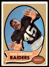 1970 TOPPS* DAVE GRAYSON OAKLAND RAIDERS #31