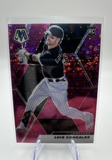 2021 Panini Mosaic - Rookie Luis Gonzalez #229 Quick Pitch Pink Mosaic Prizm /20