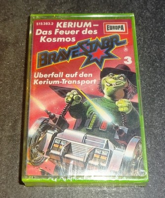 MC *sealed* BRAVESTARR Überfall auf den Kerium-Transport (3) Europa 1987 NEU/OVP
