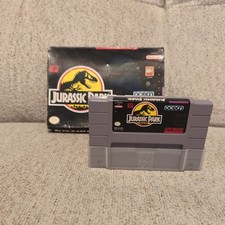 Jurassic Park- SNES - w/ box