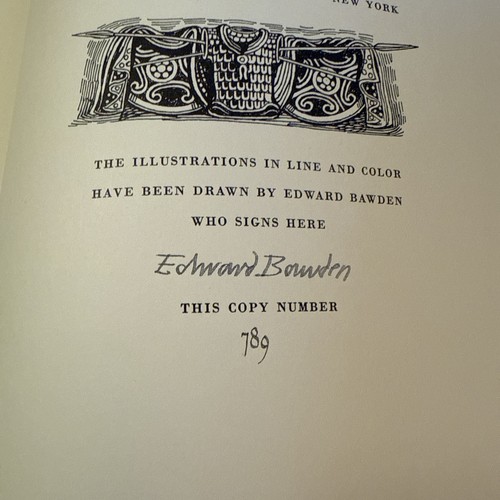 Gustave FLAUBERT, Signed by Edward Bawden / LIMITED EDITIONS CLUB Salammbo 1960 - Picture 8 of 15