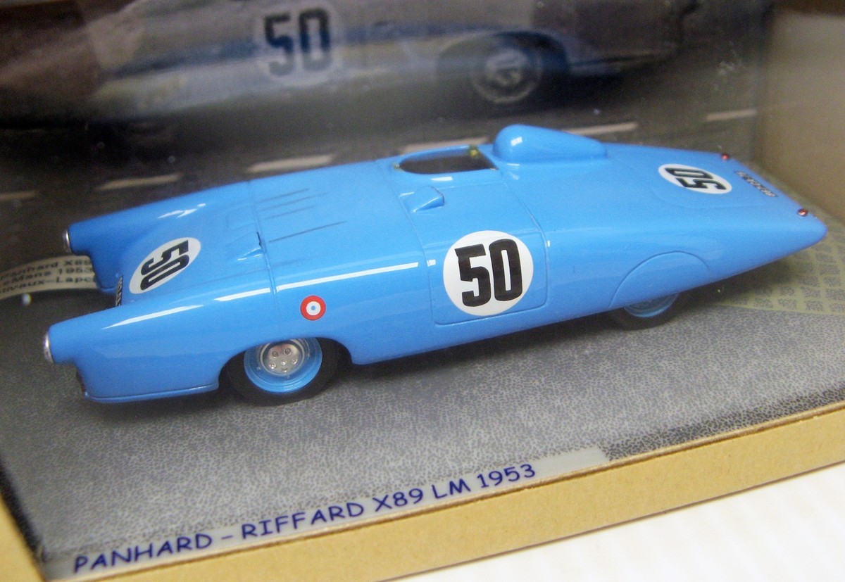 1953 Panhard Riffard X89 #50 Le Mans Plantivaux Lapchin 1/43