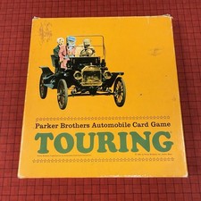 Vintage TOURING Parker Brothers Automobile Card Game, 1965, Complete