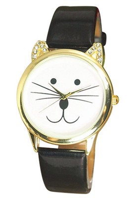 Damen Armbanduhr Strass Zifferblatt schwarz M2U76675