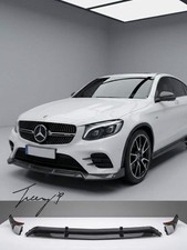 Mercedes GLC X253 SUV (2015-2019) Glanz Carbon Optik Frontlippe Splitter