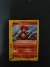 Magby Reverse Holo 52/165 Expedition 2002 Rare E Reader Series Pokemon Card MP