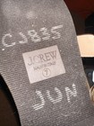 NWT J.Crew $198 Carsen Made-in-Italy slingback sandals in faux raffia, Sz 7 — photo 6