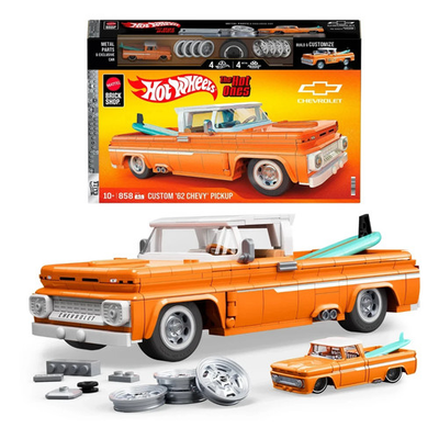 #ad #ad Mattel Brick Shop Hot Wheels Building Set Custom ’62 Chevy Pickup $79.99