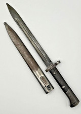 VINTAGE CZECH  CZ24 CSZ MAUSER BAYONET AND SCABBARD NICE BLADE!
