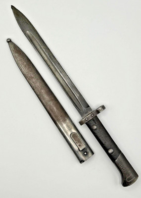 VINTAGE CZECH  CZ24 CSZ MAUSER BAYONET AND SCABBARD NICE BLADE!