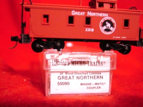 Caboose de madera KD 50090-3 GREAT NORTH 34' #616 'NUEVO' A ESCALA | Zustand: New