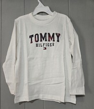 NWT "TOMMY HILFIGER" Long-sleeved T-shirt 5 White