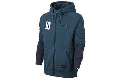 Nike FC F.C. Full Zip Hoodie Sweatjacket Jacket 642113 496 Blue M