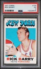 1971 Topps #170 Rick Barry PSA 5