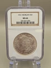 1921 Morgan Silver Dollar $1 - NGC MS 64