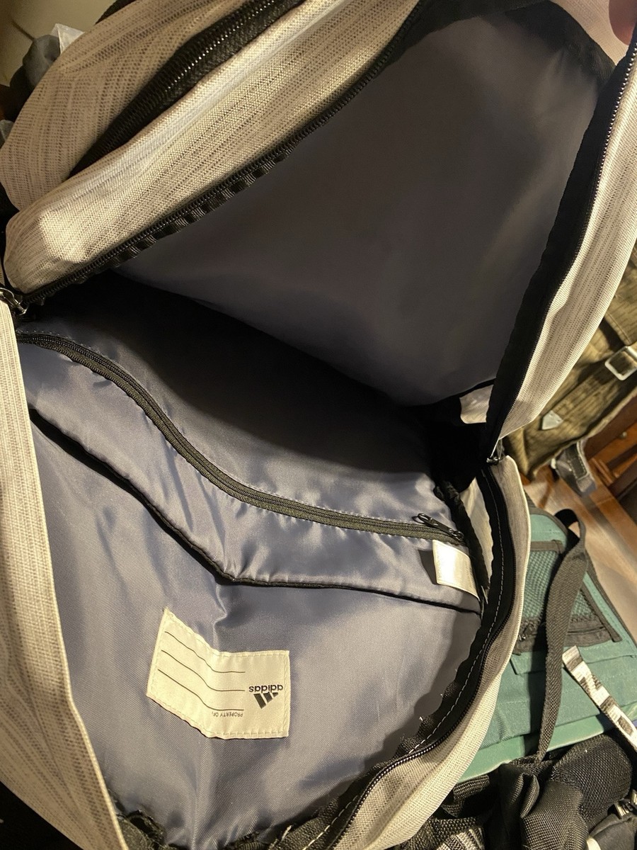 Adidas Load Spring Backpack RN# 90288 White/Black | eBay