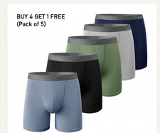 BUY 5 GET 1 FREE Micro Modal Men s Boxer Brie...