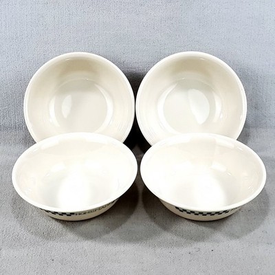 Set of 4 Corelle Corning Farm Fresh 6.25 Inch Soup Salad Bowls Apples Red Green