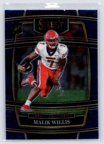 Malik Willis [Blue] #2 2022 Panini Select Draft Picks card
