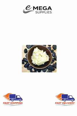 Real African Unrefined Organic Shea Butter 16oz (Ivory - soft and creamy). 1lb.