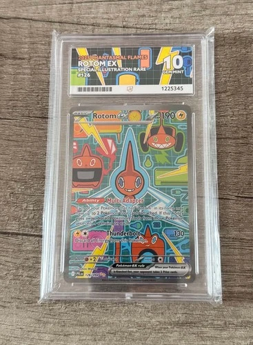 🔥 Pokemon TCG Phantasmal Flames Rotom ex 126/094 SIR ACE 10 🔥
