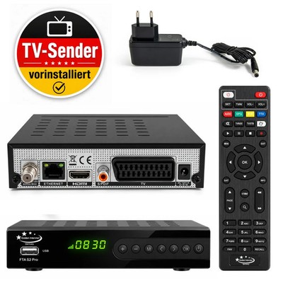 Satelliten TV-Receiver Full HDTV DVB-S2 1080p USB HDMI SAT SCR Unicable Digital
