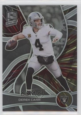 2022 Panini Spectra Hyper Prizm 18/75 Derek Carr #63 z4k