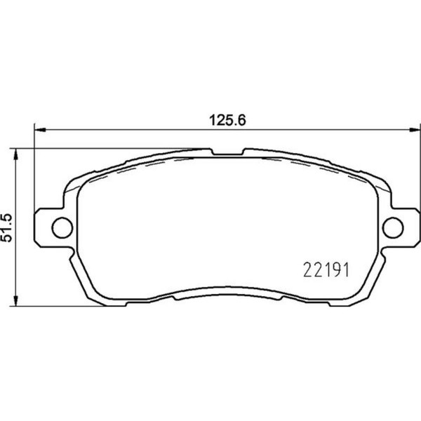 Brembo BremsbeläGe Bremsbelegsatz Vorne System TRW FüR Ford Ka+-image