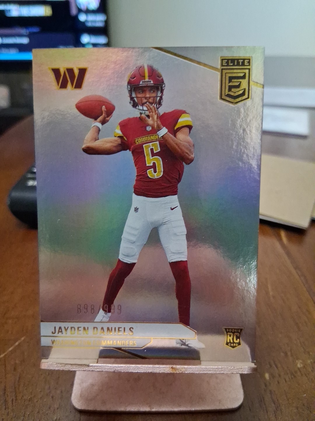 Jayden Daniels 533/999 RC Washington Commanders - 2024 Donruss Elite