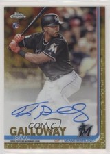 2019 Topps Chrome Rookie Gold Refractor 35/50 Isaac Galloway #RA-IG Auto 1s6