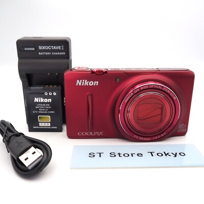 Mint] Nikon CoolPix S9500 22x Zoom Digital Camera Wi-Fi GPS