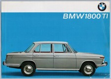 1973 Bmw 1800ti Car Sales Brochure