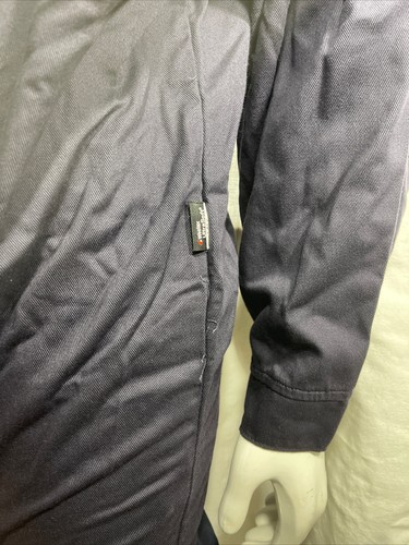 Nueva Camisa de Trabajo Westex Resistente al Fuego 3XL Azul Marino Botón a Presión Manga Larga J170 - Imagen 8 de 24