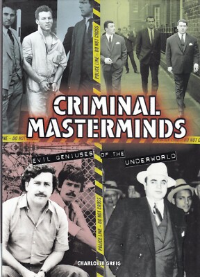 Criminal Masterminds (Hardback) True Crime Book 200+ Pages, Fully Illustrated