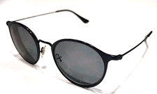 Ray Ban RB6378 2904 NO LENSES Black Metal Round Eyeglasses 49-21 145 NO NOSE PAD