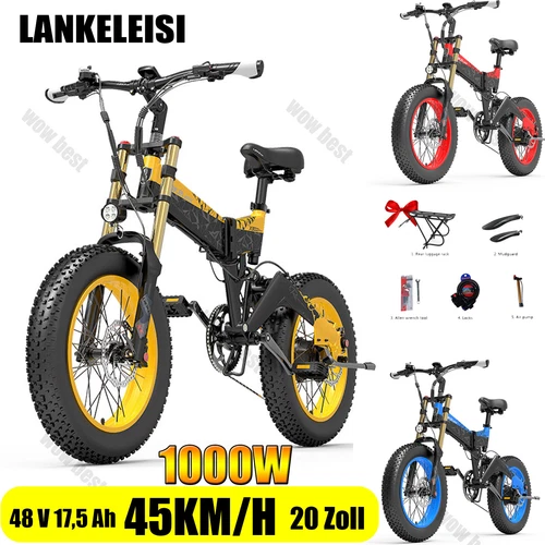 Lankeleisi X3000 PLUS Elektrofahrrad 1000W 20ZOLL E-Citybike 17.5AH Mountainbike - Bild 2 von 31