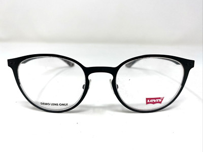 Levi s LS134 BLK 48-20-145 Black Metal Full Rim Eyeglasses Frame !P41
