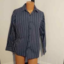 Men's J Ferrar Striped Dress Shirt - Sz. L 16-16.5" Neck