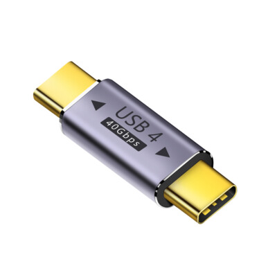 40 Gbit/s USB4.0 8K 60 Hz PD100W Typ-C-Stecker-Ladegerät-Adapter für Thunderbolt