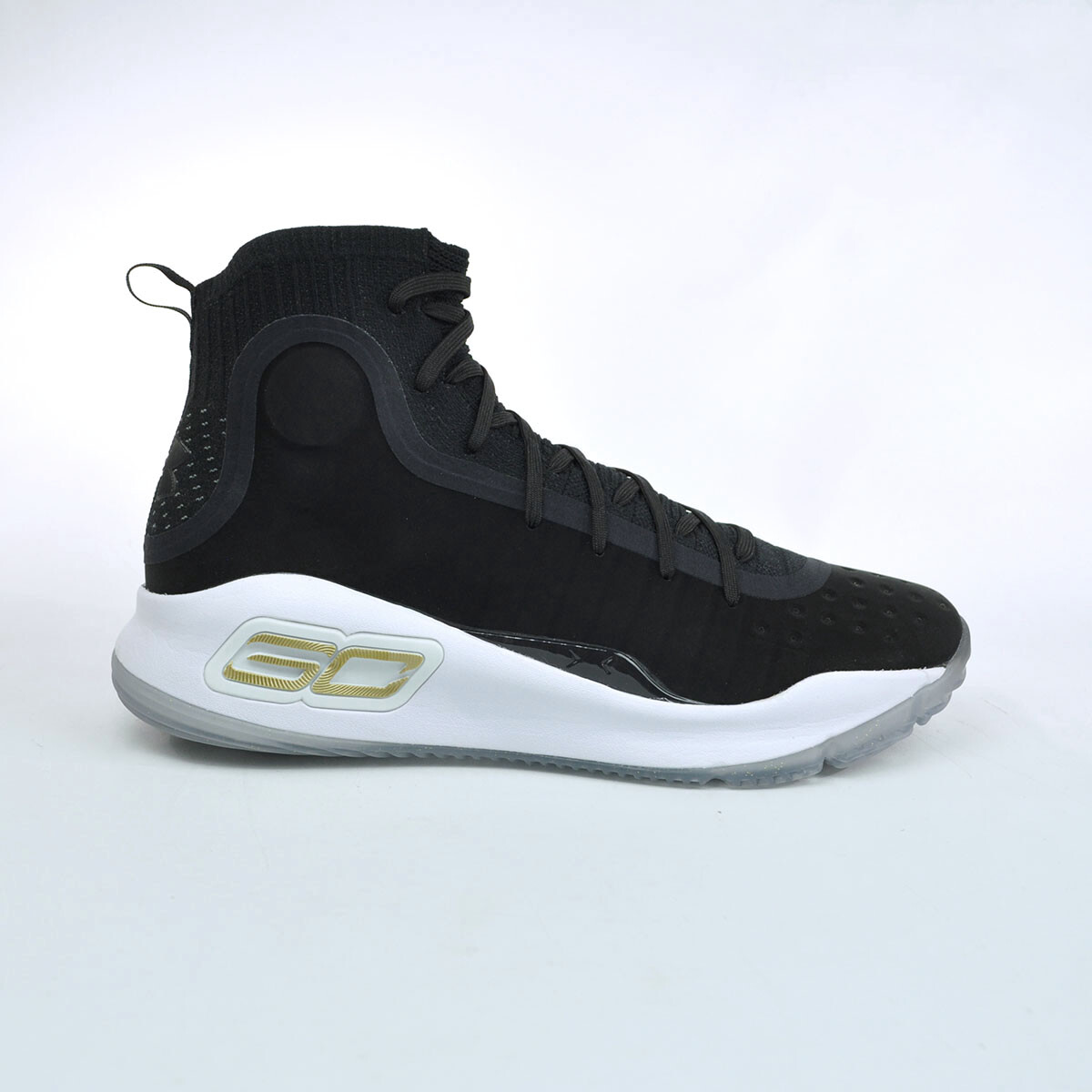 curry 4 black white gold