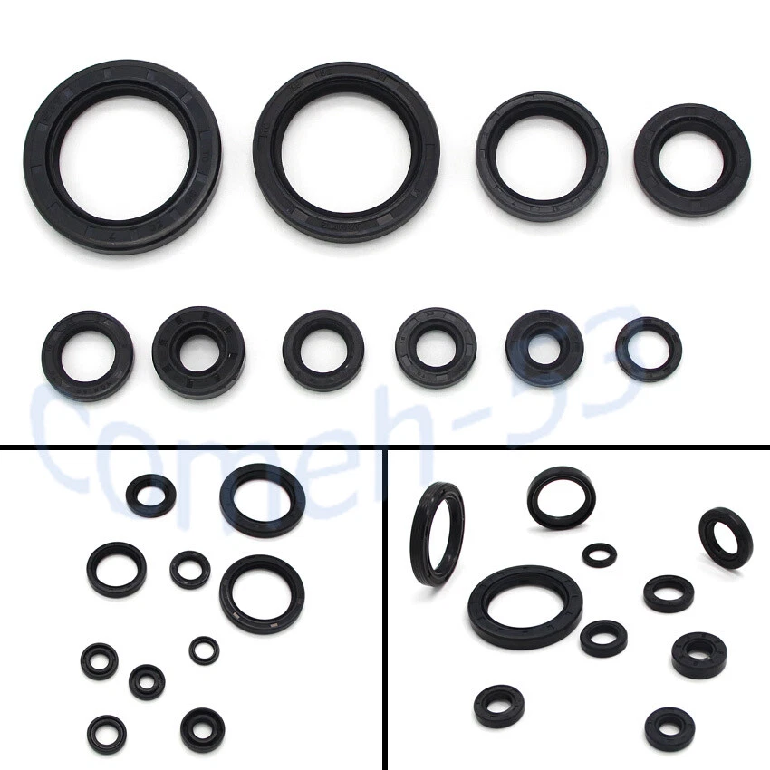 Juego de juntas de aceite de motor aptas para Honda CRF250X 2004-2009/12-13/15-17 CRF250R 2004-09 Foto 2 de 4