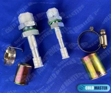 Coldmaster Bulkhead O-Ring Fittings #10 and # 6 Straight, Fits #10 and #6 Hoses