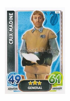 Force Attax Movie 4 - 24 - Crix Madine - General - Rebellen-Allianz