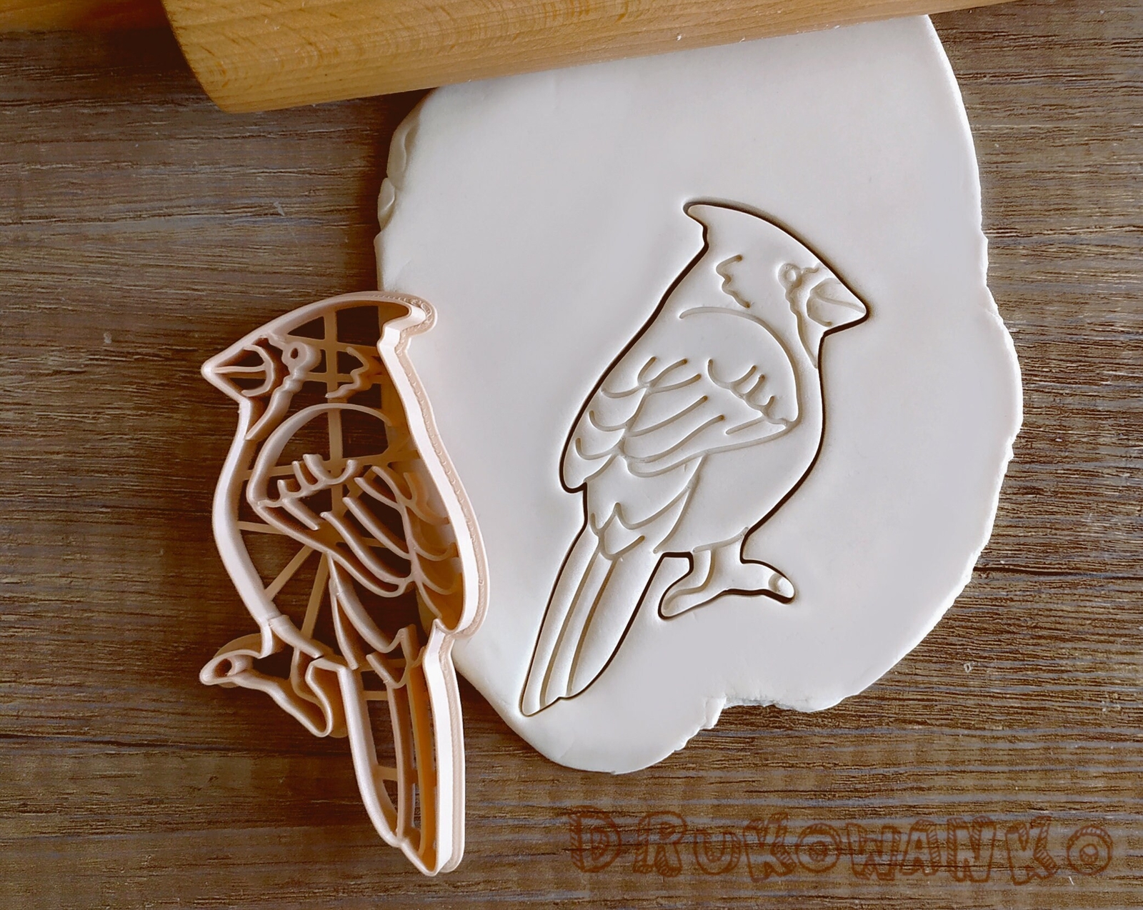Cardinalidae Cardinal Bird Cardinals Red Spread Wings Cookie Cookie Cutter