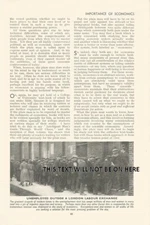 UNEMPLOYED OUTSIDE LONDON LABOUR EXCHANGE  c 1938 ILLUSTRATION PRINT
