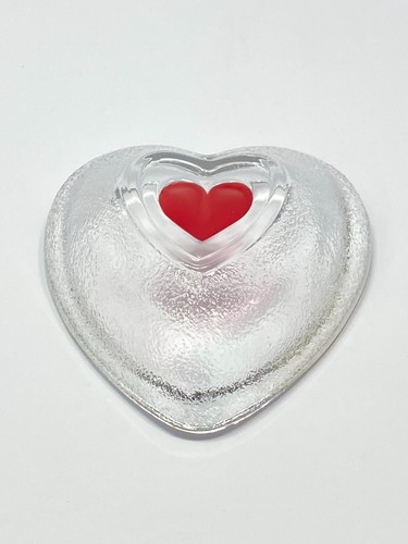 Valentine Brighton "Keeper of My Heart" Trinket Glass Dish with box D29607 - Picture 3 of 13