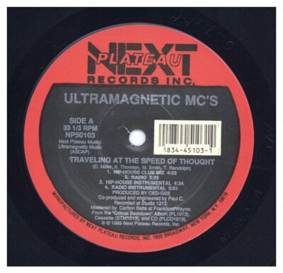 洋楽 Travelling At The Speed Of Thought Ultramagnetic MC's - Traveling At The Speed Of Thought '89 12