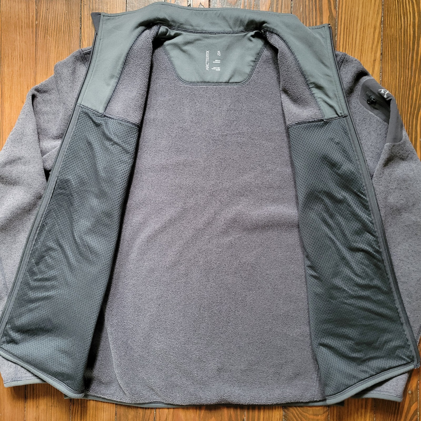 Arc'teryx Covert Cardigan Giacca in Pile Grigio Taglia XL