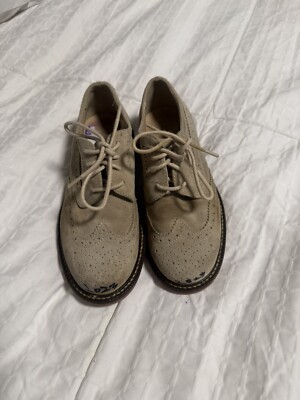 J CREW CREWCUTS Blue  BOYS SUEDE LEATHER DRESS BOOTS SHOES KIDS K12 