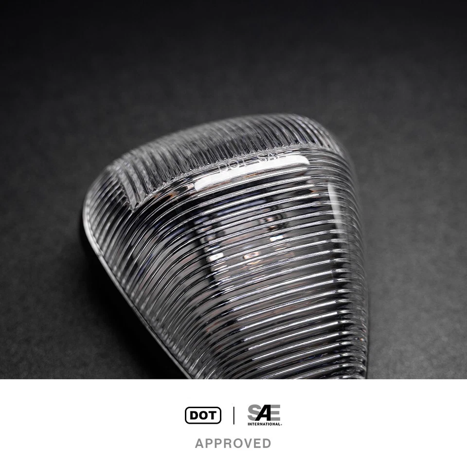 Amber LED Cab Roof Marker Running Lights For 1999-2016 Ford F250 F350 Super Duty - Image 3 of 4